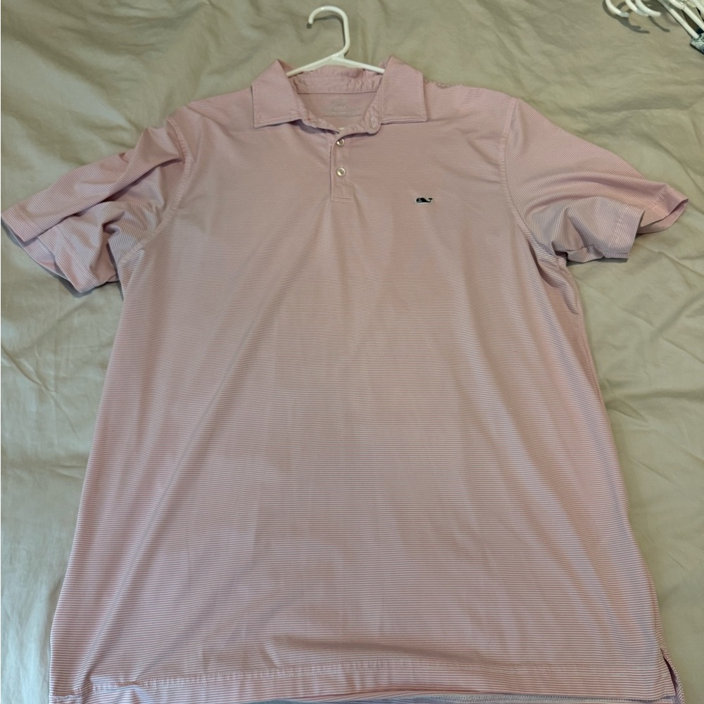 Vineyard Vines Light Pink Polo Shirt